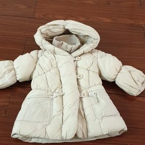 Baby Gap light pink puffer
